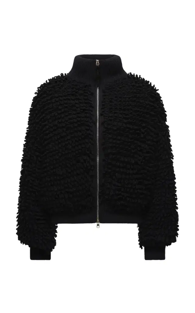 x EE72 by Edward Enninful Wool-Blend Down Cardigan