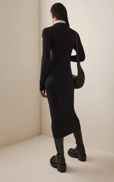 Moncler Genius x EE72 by Edward Enninful Wool Turtleneck Dress | Thumbnail 4 Moncler Genius x EE72 by Edward Enninful Wool Turtleneck Dress | Thumbnail 4