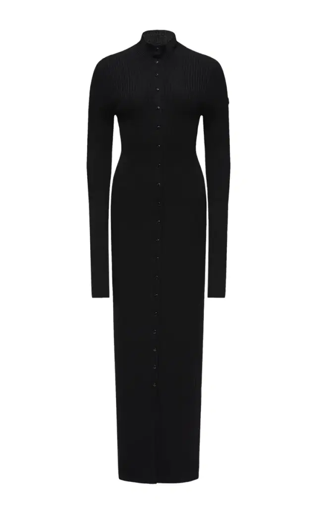x EE72 by Edward Enninful Wool Turtleneck Dress