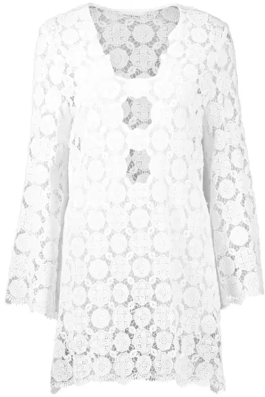 Miguelina Doily Lace Coverup Dress | Thumbnail 1