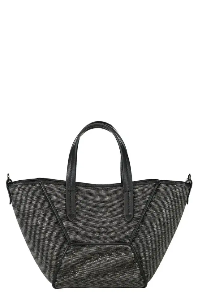 Brunello Cucinelli Mini BC Duo Bag - Ultra Black Precious