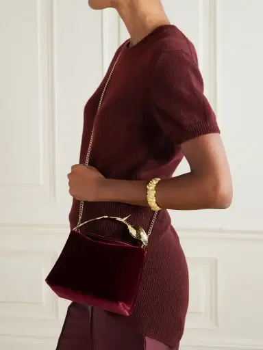 Erdem Bloom Mini Velvet Clutch | Thumbnail 2 Erdem Bloom Mini Velvet Clutch | Thumbnail 2