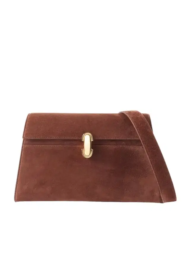 Symmetry Suede Shoulder Bag
