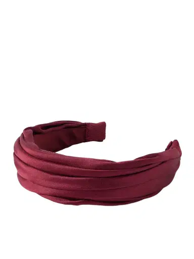 Jennifer Behr Sabrina Ruched Satin Headband | Thumbnail 1 Jennifer Behr Sabrina Ruched Satin Headband | Thumbnail 1