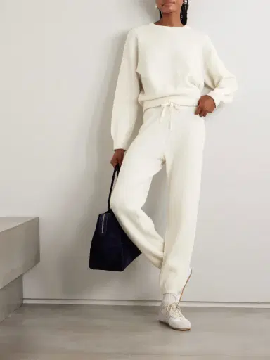 Arch4 Elsa Cashmere Sweater And Track Pants Set | Thumbnail 2