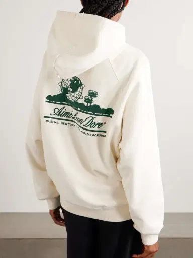 Aimé Leon Dore Unisphere Logo-Print Cotton-Jersey Hoodie - Men | Thumbnail 3 Aimé Leon Dore Unisphere Logo-Print Cotton-Jersey Hoodie - Men | Thumbnail 3