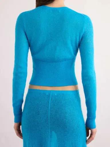 Alaïa Mohair-blend Cardigan | Thumbnail 3 Alaïa Mohair-blend Cardigan | Thumbnail 3