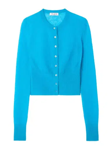 Alaïa Mohair-blend Cardigan | Thumbnail 1 Alaïa Mohair-blend Cardigan | Thumbnail 1