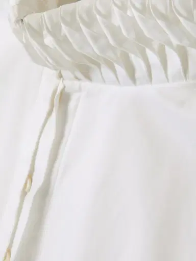 Alaïa Cropped Folded Cotton-poplin Shirt | Thumbnail 4 Alaïa Cropped Folded Cotton-poplin Shirt | Thumbnail 4