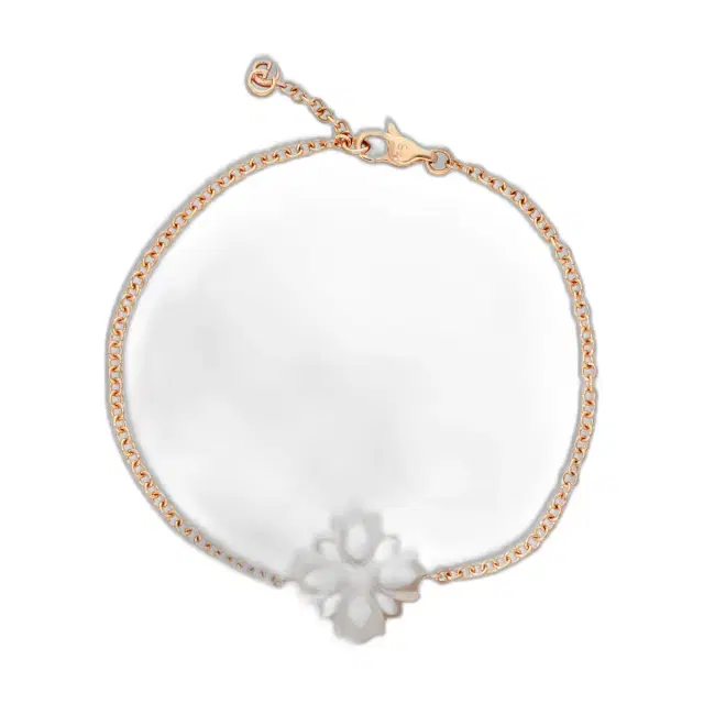 Gucci Gucci 18K Rose Gold Diamond Chain Bracelet YBA796247001016 - M (6.7 by The Solist