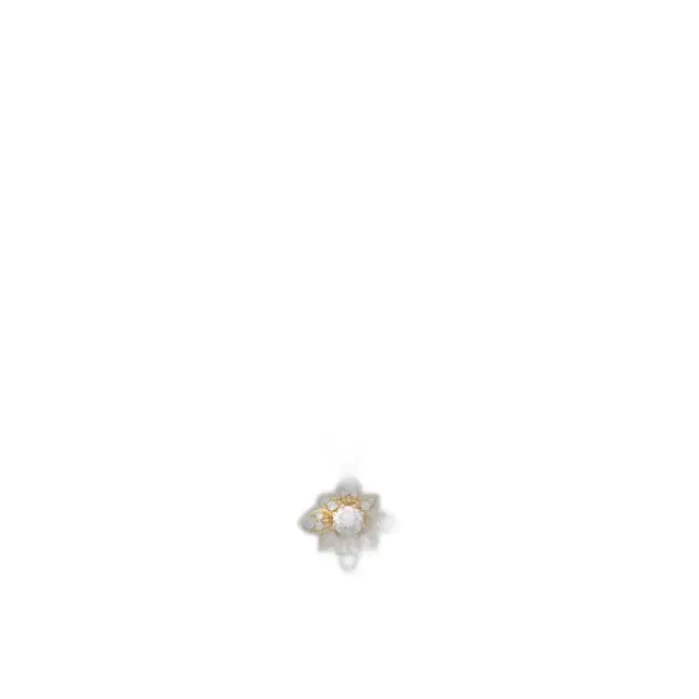 Gucci Gucci 18K Yellow Gold Diamond Flower Pendant Necklace by The Solist