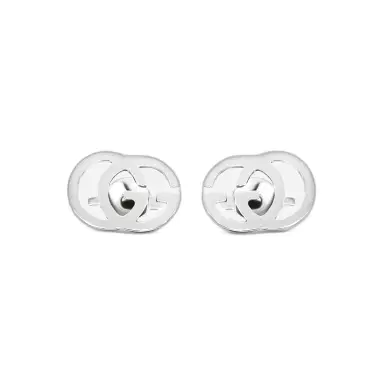 Gucci Gucci GG Running 18K White Gold Stud Earrings by The Solist | Thumbnail 1 Gucci Gucci GG Running 18K White Gold Stud Earrings by The Solist | Thumbnail 1