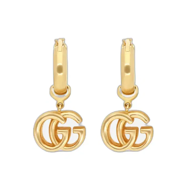 Gucci Gucci GG Running 18K Yellow Gold Drop Earrings by The Solist