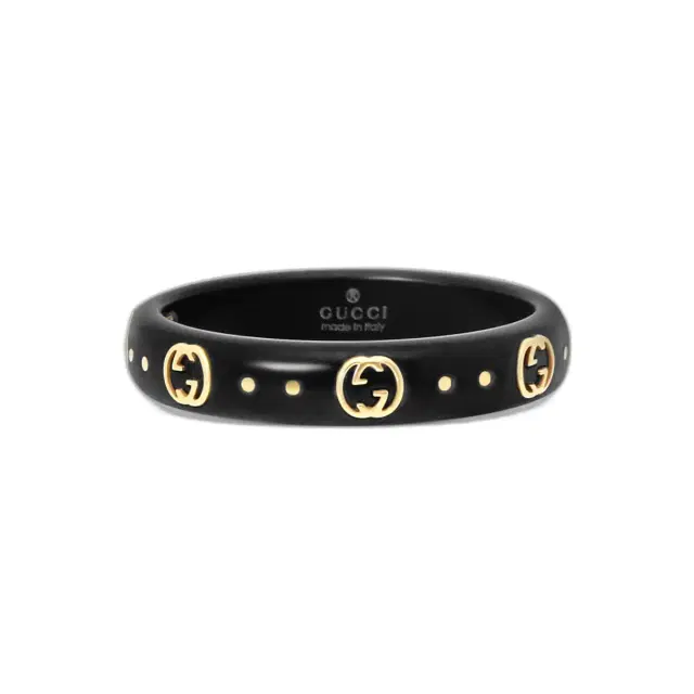 Gucci Gucci Icon 18K Yellow Gold and Corundum Band Ring YBC679262001016 - by The Solist