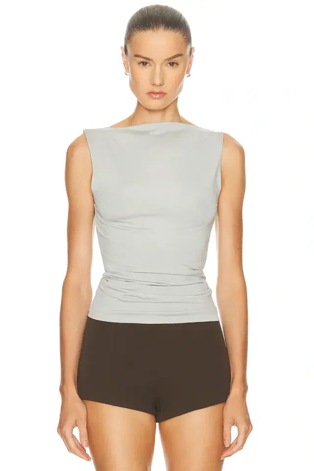 St. Agni Cupro Jersey Top