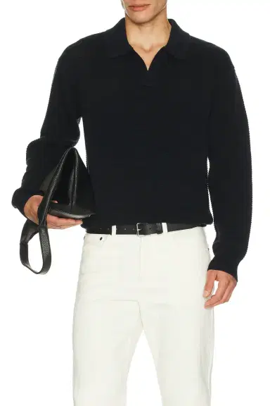 FRAME Textured Wool Cashmere Sweater | Thumbnail 3