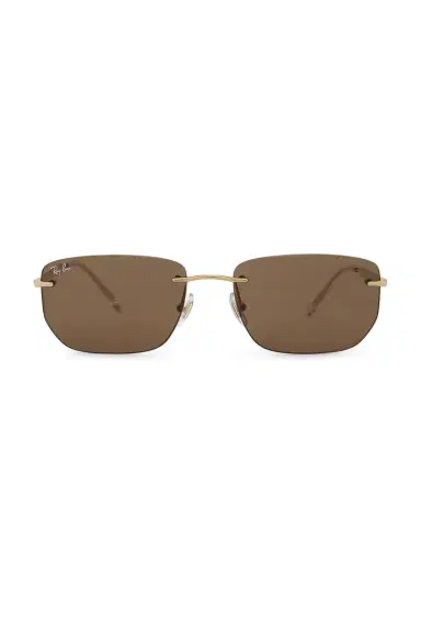 Ray-Ban RB3768 Rectangular Rimless Sunglasses | Thumbnail 1