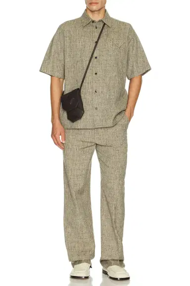 Bottega Veneta Multi Colour Fleck Viscose Shirt | Thumbnail 5 Bottega Veneta Multi Colour Fleck Viscose Shirt | Thumbnail 5