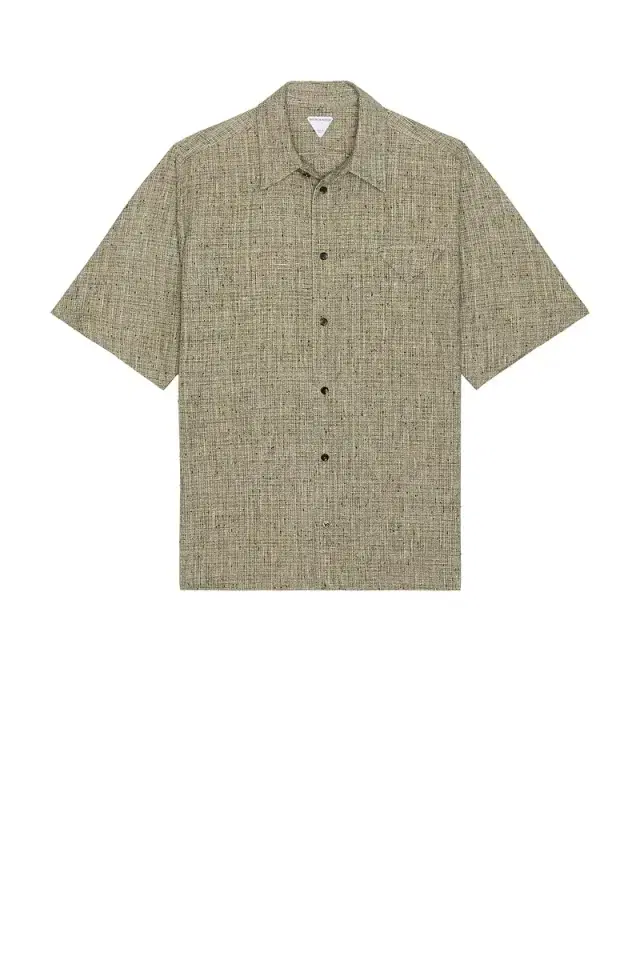 Bottega Veneta Multi Colour Fleck Viscose Shirt