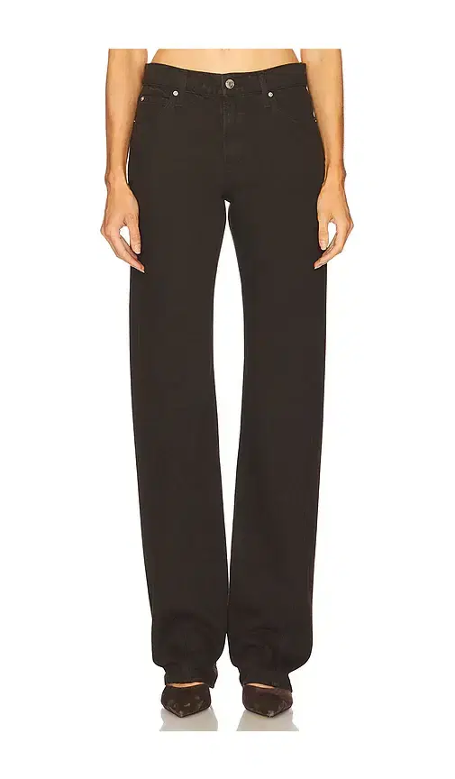 Graham Low Rise Straight Twisted Seam