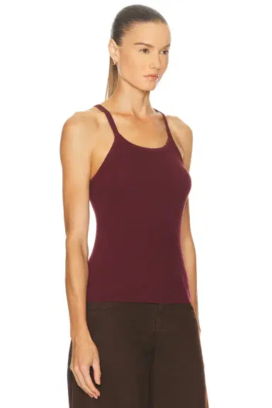 ÉTERNE Cotton Rib Tank Top | Thumbnail 2
