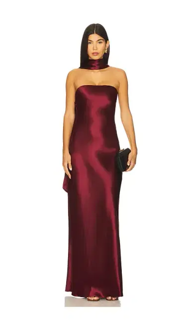 Misha The Lilia Satin Dress | Thumbnail 1