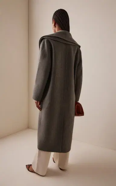 Róhe Signature double-faced scarf coat | Thumbnail 4