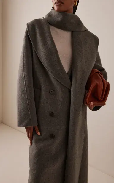 Róhe Signature double-faced scarf coat | Thumbnail 6