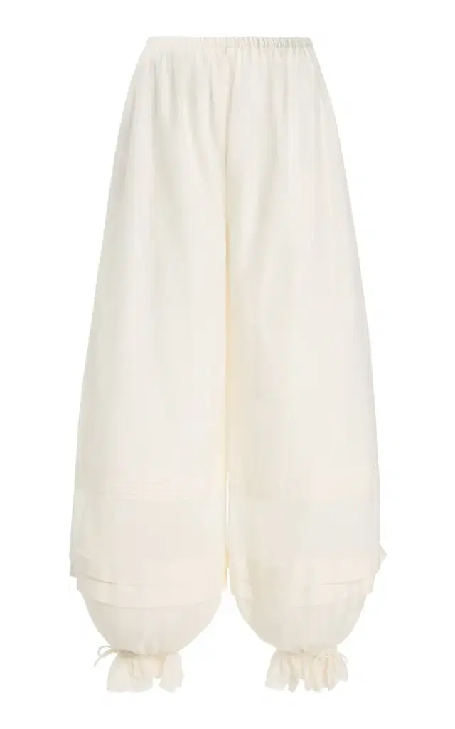 Posse Exclusive Pearl Cotton-Silk Pants