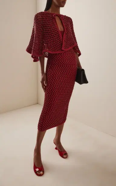 Diotima Exclusive Emin Crystal-Embellished Knit Midi Dress | Thumbnail 2