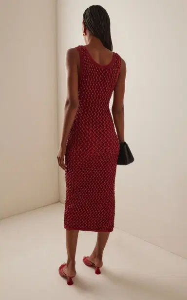 Diotima Exclusive Emin Crystal-Embellished Knit Midi Dress | Thumbnail 4