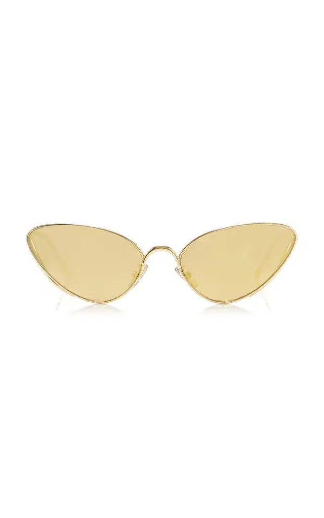 Shooting Star Cat-Eye Metal Sunglasses