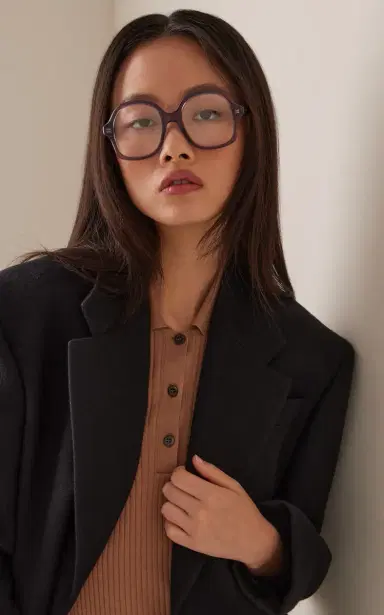 Loewe Oversized Round-Frame Acetate Glasses | Thumbnail 2 Loewe Oversized Round-Frame Acetate Glasses | Thumbnail 2