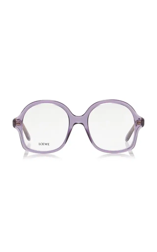 Loewe Oversized Round-Frame Acetate Glasses