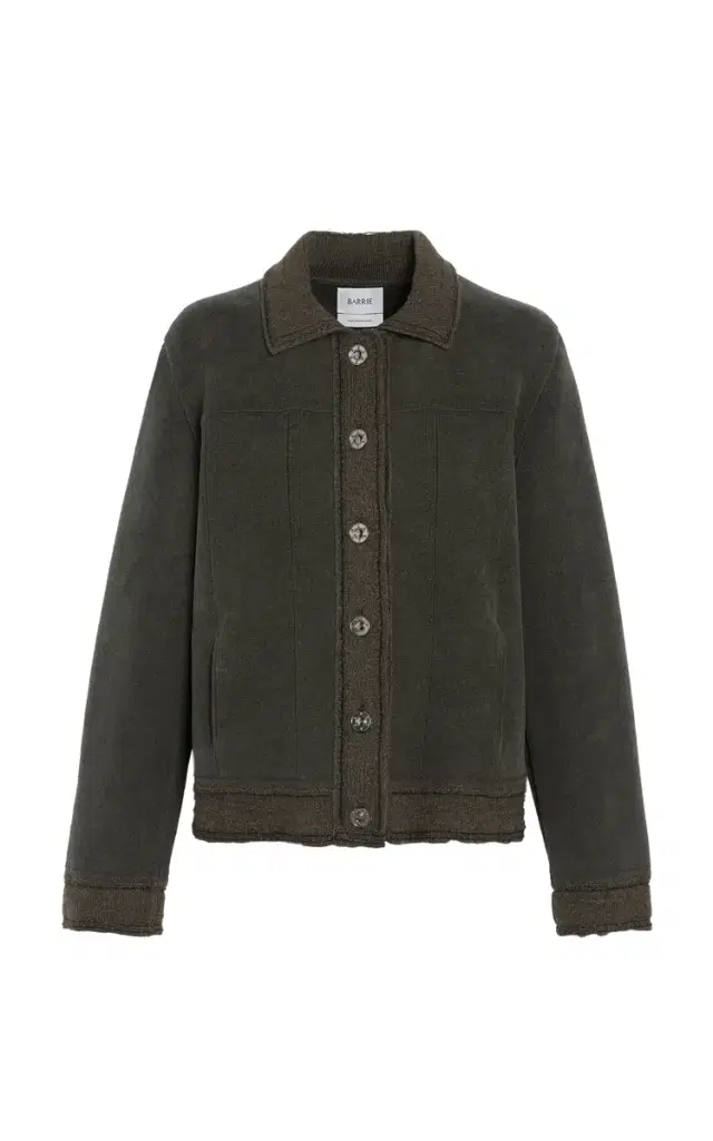 Barrie Hybrid Suede Cashmere Jacket