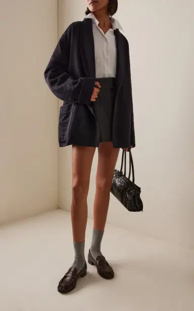Prada Oversized Wool Jacket | Thumbnail 2