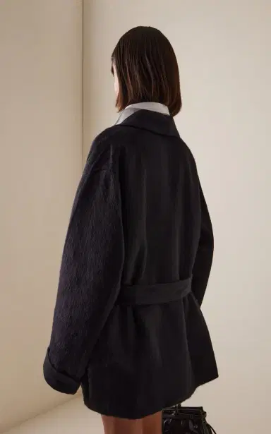 Prada Oversized Wool Jacket | Thumbnail 4