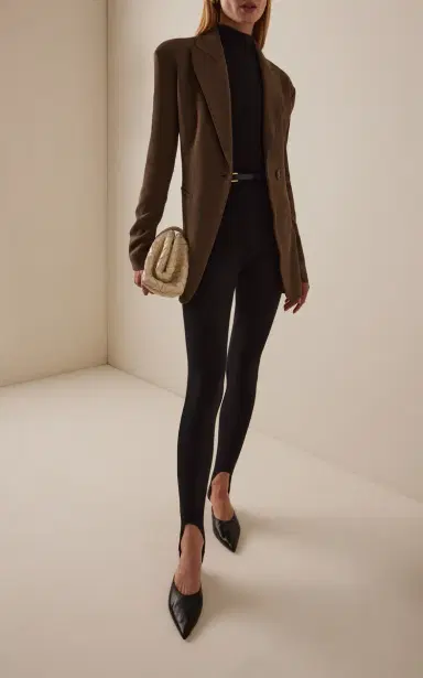 LESET Rio Jersey Stirrup Pants | Thumbnail 2