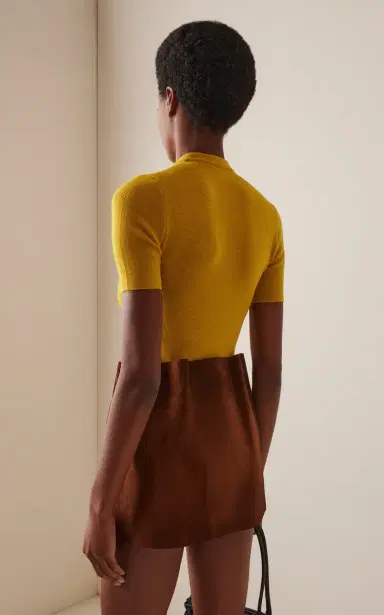Prada Charm-Detailed Knit Wool Top | Thumbnail 4 Prada Charm-Detailed Knit Wool Top | Thumbnail 4