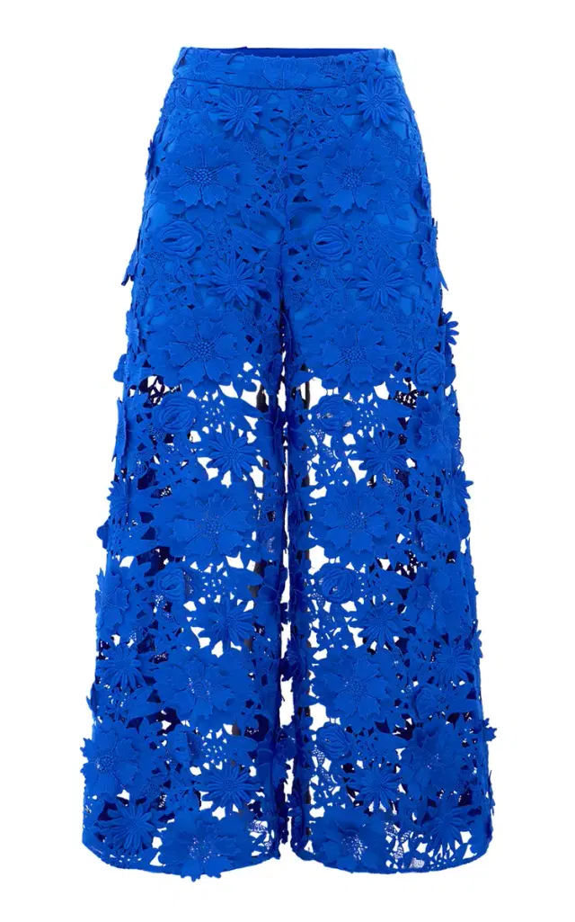 Candied Lace Wide-Leg Pants