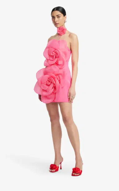 Leo Lin Floret Strapless Mini Dress | Thumbnail 11