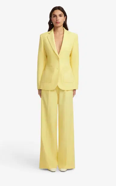 Leo Lin Elisha Tailored Wool-Blend Wide-Leg Pants | Thumbnail 2