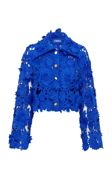 Leo Lin Robyn Lace Button-Down Shirt | Thumbnail 1