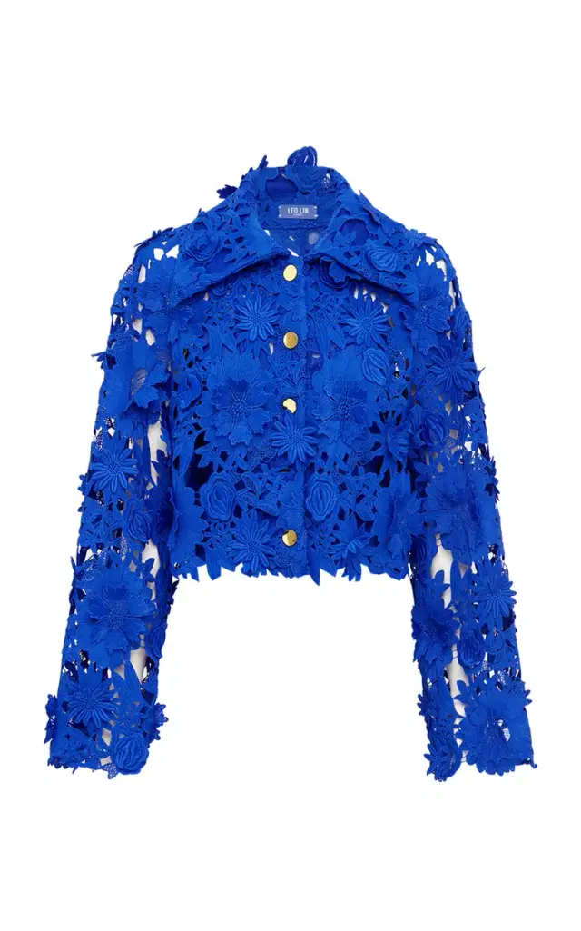 Robyn Lace Button-Down Shirt