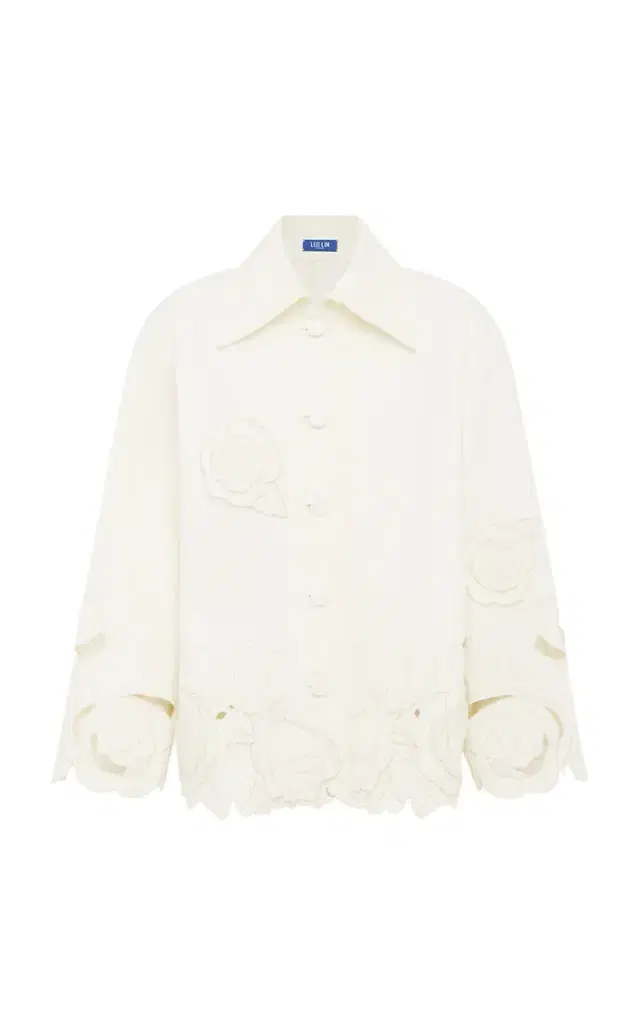Jayna Appliquéd Cotton Jacket