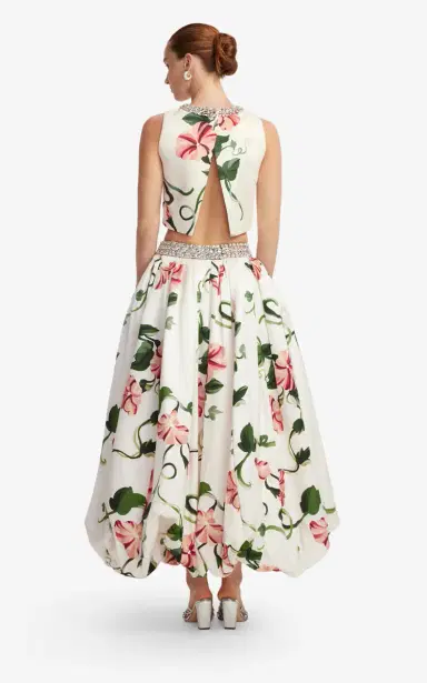 Leo Lin Iris Embellished Printed Top | Thumbnail 11
