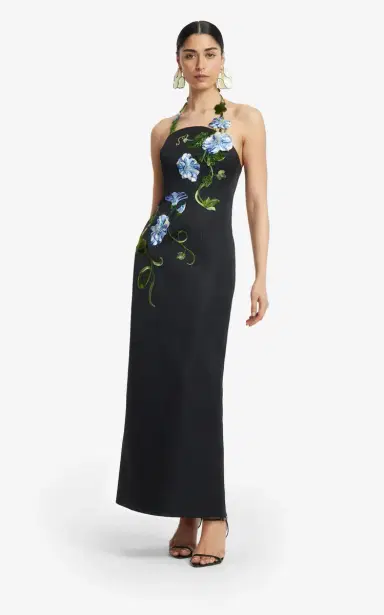 Leo Lin Ava Appliquéd Bustier Maxi Dress | Thumbnail 10