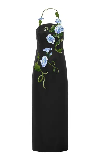 Leo Lin Ava Appliquéd Bustier Maxi Dress | Thumbnail 1
