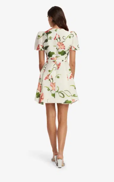 Leo Lin Elyse Printed Linen-Blend Mini Dress | Thumbnail 11