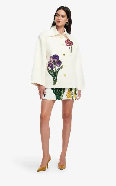 Leo Lin Leyna Embellished Jacket - Wildflowers | Thumbnail 5